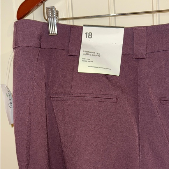 Reitmans Pants Eggplant Office Business Casual Women's Size 18 - Picture 9 of 16